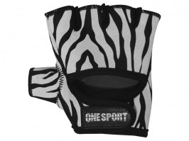 Luva Fitness Estampada Zebra OSP2 Preto3